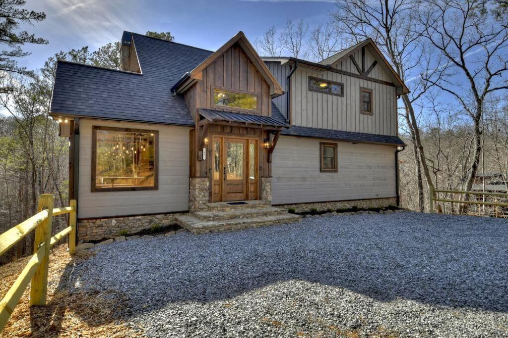 Rosewood Retreat - Hot Tub Fire Pit Pool Table Villa Blue Ridge Exterior photo